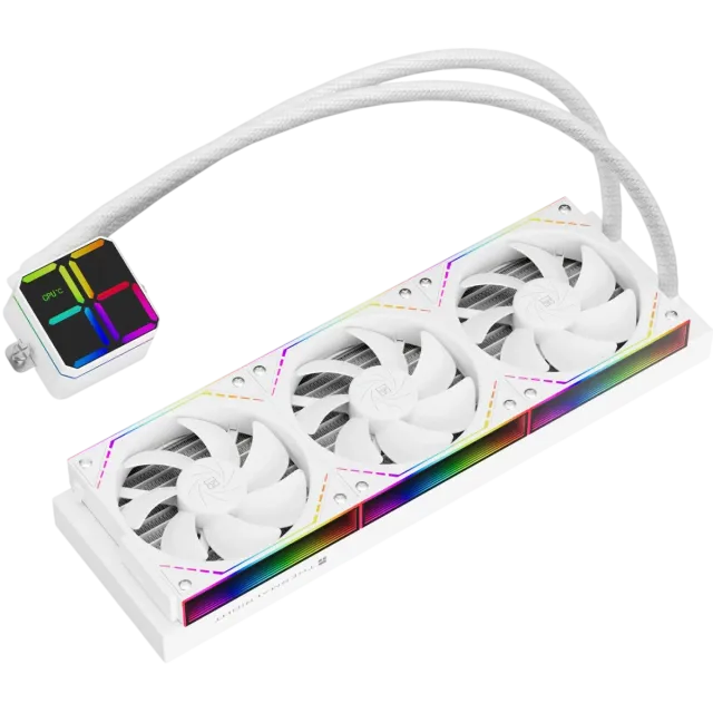 Система жидкостного охлаждения для процессора Thermalright Magic Qube 360 ARGB White (TRMQ360AW) купить! 
