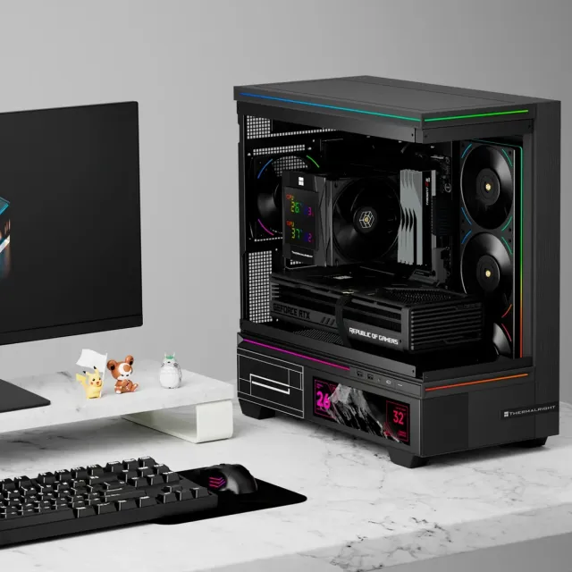 Кулер для процессора Thermalright Royal Knight 120 Digital Black (TRRK120DB) купить! 