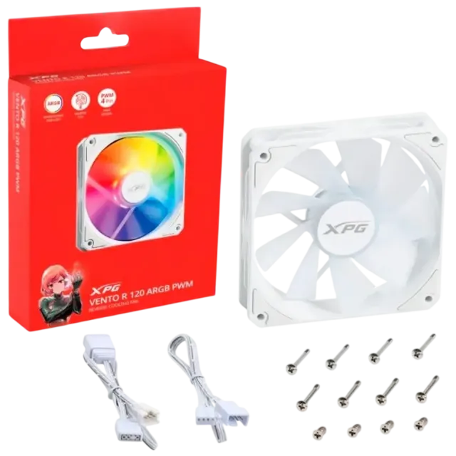 Вентилятор для корпуса ADATA XPG VENTOR120ARGBPWM-WHCWW купить! 
