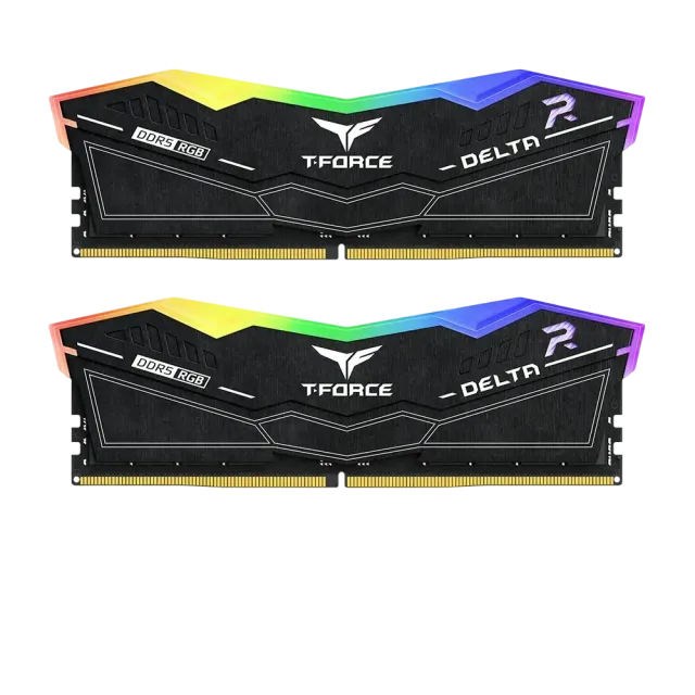 Оперативная память DDR5 32 Gb 6400 MHz Team Group T-FORCE Delta RGB Black (FF3D532G6400HC32ADC01) купить! 