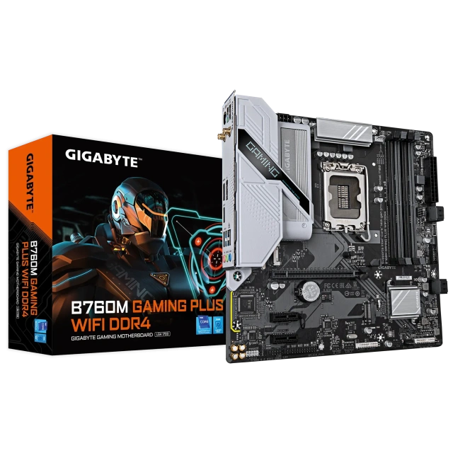 Материнская плата Gigabyte B760M GAMING PLUS WIFI DDR4 купить! 