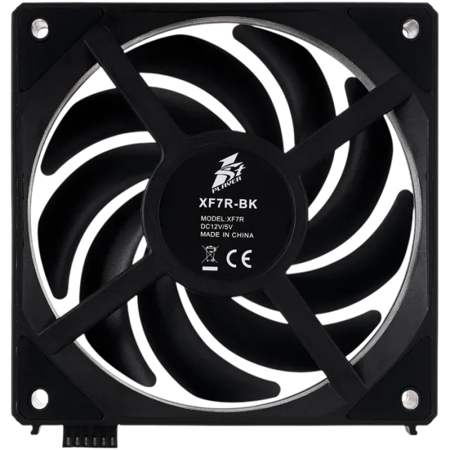 Вентилятор для корпуса 1STPLAYER XF7R Reverse ARGB Black (XF7R-BK-1IN1) купить! 
