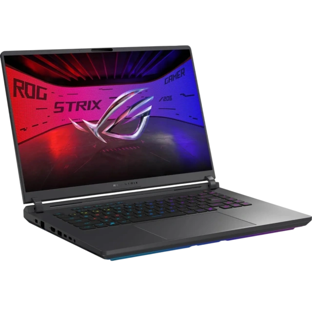 Ноутбук Asus ROG Strix 16 G615JMR-AS74 (Core i7-14650HX/16" 2560x1600/16Gb/1Tb SSD/NVIDIA GeForce RTX 5060/Win 11 Home) Gray - фото