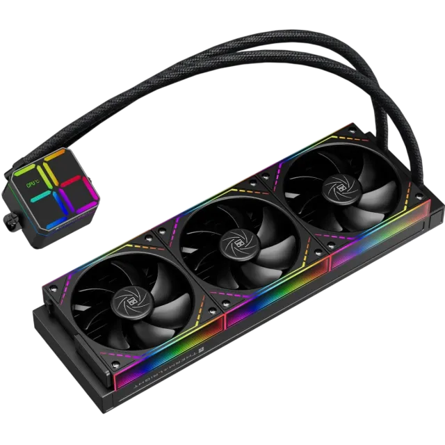Система жидкостного охлаждения для процессора Thermalright Magic Qube 360 ARGB Black (TRMQ360AB) купить! 