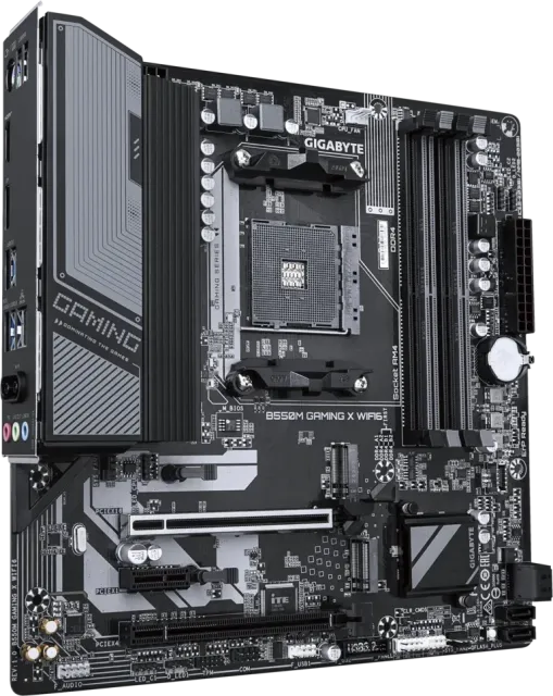 Материнская плата Gigabyte B550M GAMING X WIFI6 купить! 