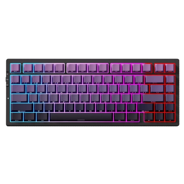 Механическая беспроводная клавиатура MCHOSE G75 PRO цвет-розовый градиент, русская раскладка