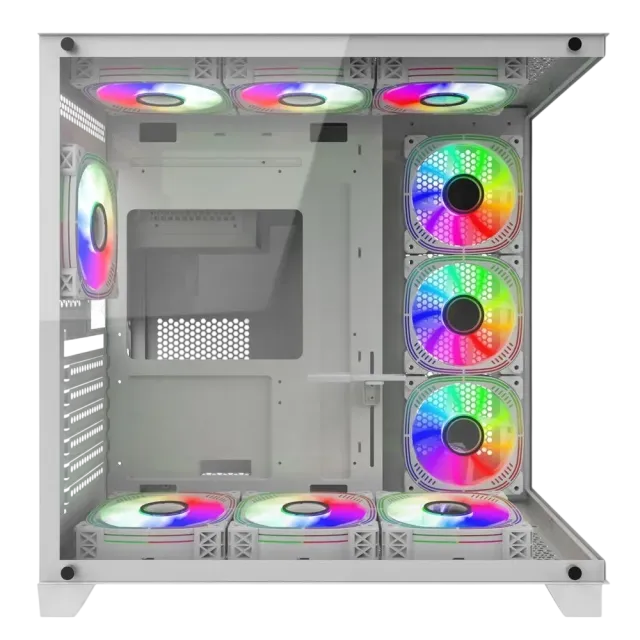 Компьютерный корпус ALSEYE Paladin-W (4 fans ARGB) TG White купить! 