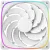 Вентилятор для корпуса Geometric Future Squama 2503RW-14 Reverse ARGB White (1F2503R114100) купить! 