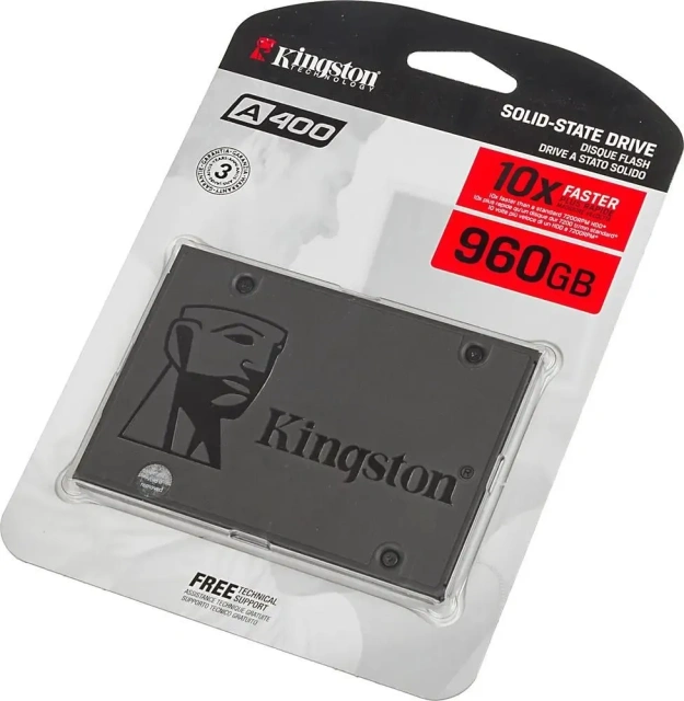 Твердотельный накопитель Kingston 960 Gb A400 SA400S37/960G купить! 