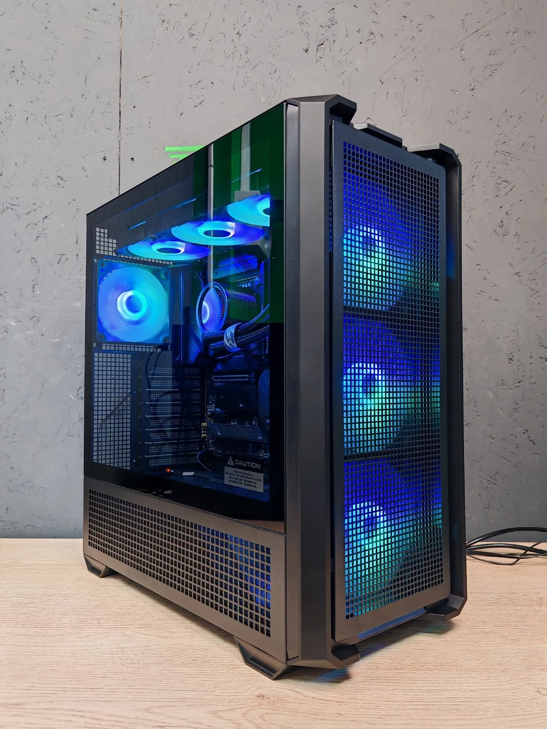 Игровой компьютер 989700 (Ryzen 9 9950X3D 4,3 ГГц/AMD B850/32 ГБ DDR5 6 ГГц/2048 ГБ SSD/RTX 5080 16 ГБ/Wi-Fi/1000W/MSI MAG FORGE 320R AirFlow TG ARGB)
