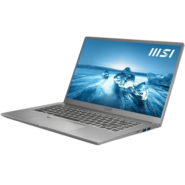 Ноутбук MSI Prestige 15 A12UC-222RU (Core i5-1240P/15.6" FHD/16Gb/512Gb SSD/NVIDIA GeForce RTX 3050/Win 11 Home) Серебристый - фото