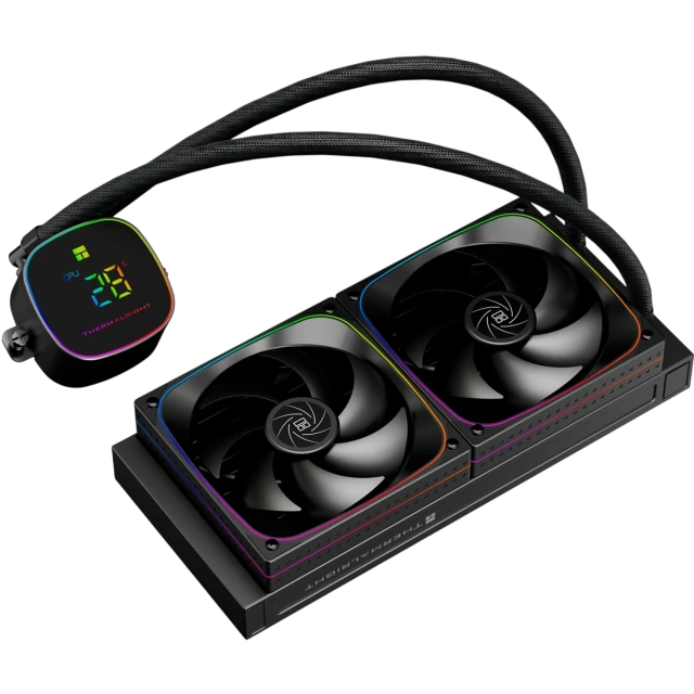 Система жидкостного охлаждения для процессора Thermalright Frozen Horizon 240 Digital ARGB Black (TRFH240DAB) купить! 
