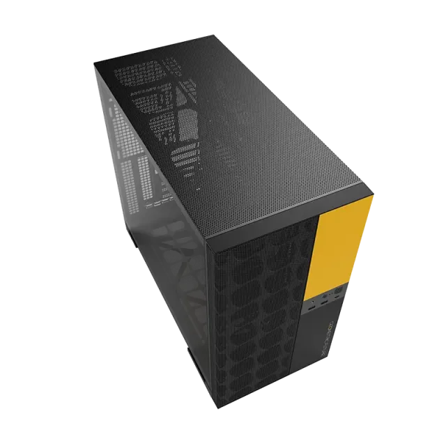 Компьютерный корпус Geometric Future Model 5 ARGB Vent Black Yellow with fans (1AM5VTBY01100) купить! 