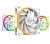 Вентилятор для корпуса Be Quiet! LIGHT WINGS RGB White BL101 купить! 
