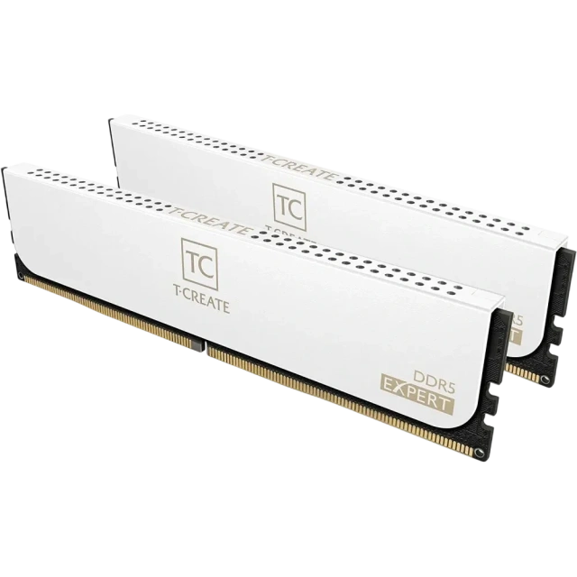 Оперативная память DDR5 32 Gb 7200 MHz Team Group T-CREATE Expert White (CTCWD532G7200HC34ADC01) купить! 
