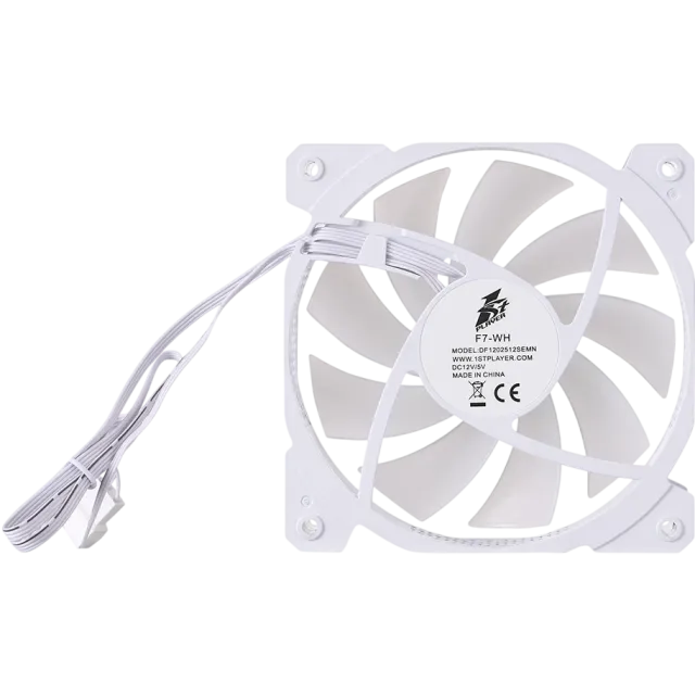 Вентилятор для корпуса 1STPLAYER F7 ARGB White (F7-WH) купить! 