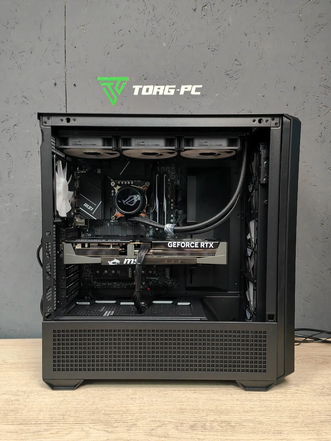 Игровой компьютер 989718 (Ryzen 7 9800X3D 4,7 ГГц/AMD B850/32 ГБ DDR5 6 ГГц/1024 ГБ SSD/RTX 5080 16 ГБ/Wi-Fi/1000W/MSI MAG FORGE 320R AirFlow TG ARGB)