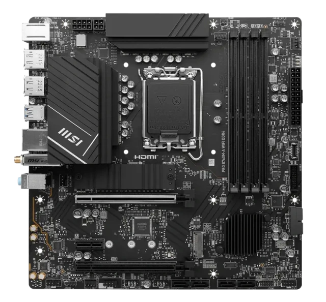 Материнская плата MSI PRO B760M-A WIFI DDR4 купить! 