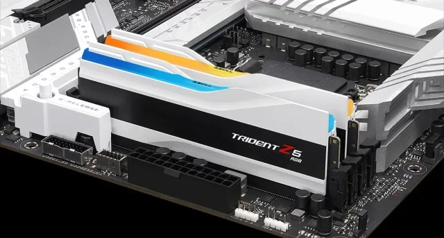 Оперативная память DDR5 96 Gb 6000 MHz G.Skill TRIDENT Z5 RGB White (F5-6000J3036F48GX2-TZ5RW) купить! 