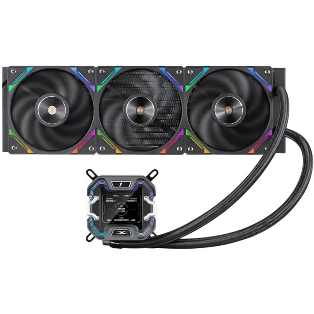 Система жидкостного охлаждения для процессора 1STPLAYER X-360 ARGB Black (X-360-BK) купить! 