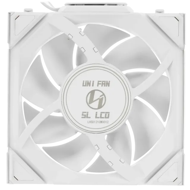 Вентилятор для корпуса Lian Li UNI FAN SL WIRELESS LCD 120 12SLLCD1W1W ARGB White (G99.12SLLCD1W1W.R0) купить! 