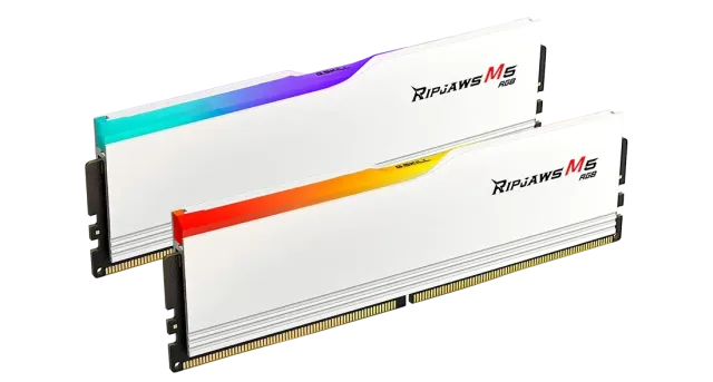 Оперативная память 32 Gb 6000 MHz G.Skill RIPJAWS M5 RGB White (F5-6000J3636F16GX2-RM5RW) купить! 