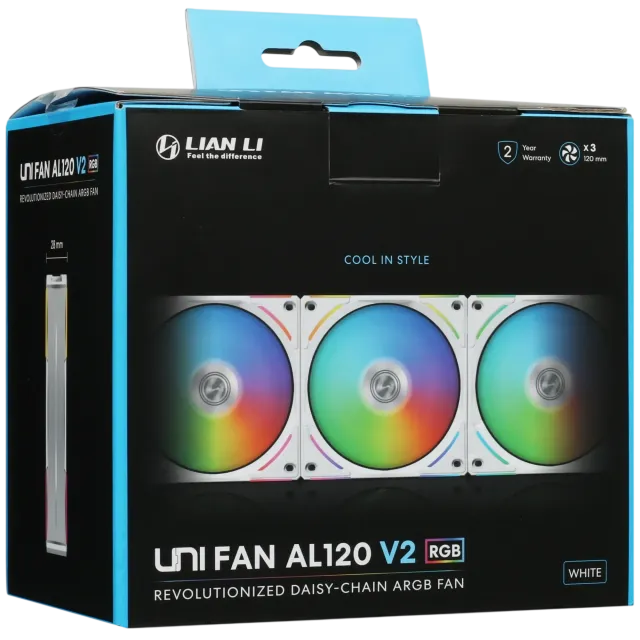 Комплект вентиляторов для корпуса Lian Li UNI FAN AL120 V2 ARGB White (G99.12ALV23W.R0) купить! 