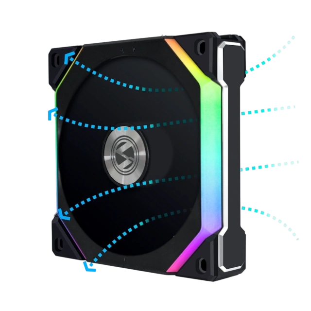 Вентилятор для корпуса UNI FAN SL ARGB Black V2 купить! 