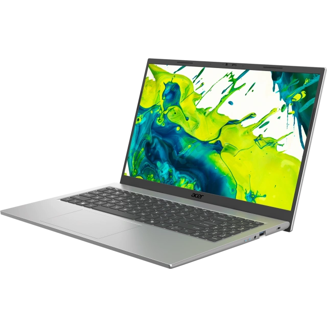 Ноутбук ACER Aspire Go 15 AG15-44P-R4MFW11P (AMD Ryzen 5 7430U/15.6" FHD/16Gb/512Gb SSD/AMD Radeon/Bluetooth,WI-FI/Win 11 Pro) Серый - фото