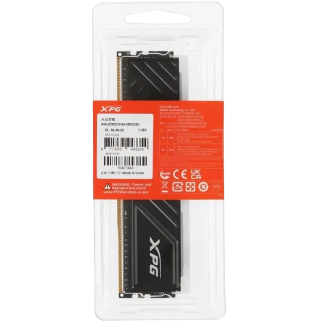 Оперативная память 32 Gb 3200 MHz ADATA XPG SPECTRIX D35G RGB Black (AX4U320032G16A-SBKD35G) купить! 