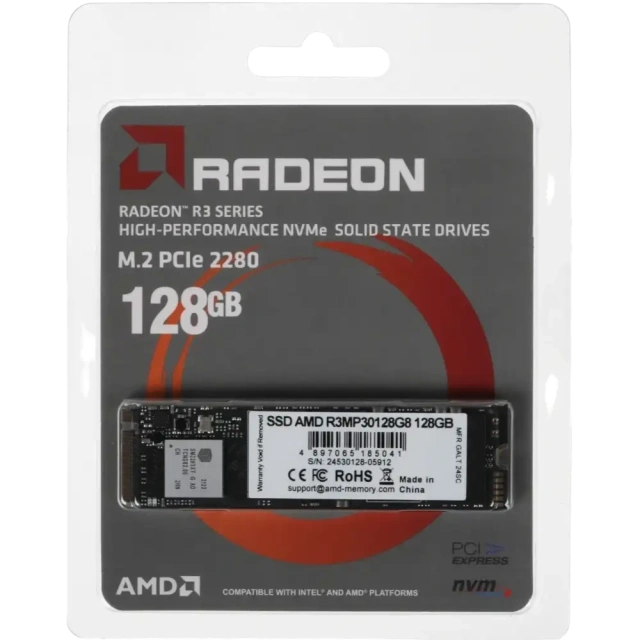 Твердотельный накопитель 128 Gb AMD Radeon R3 Series (R3MP30128G8) купить! 