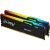 Оперативная память DDR5 16 Gb 5600 MHz Kingston FURY BEAST RGB (KF556C40BBAK2-16) купить! 