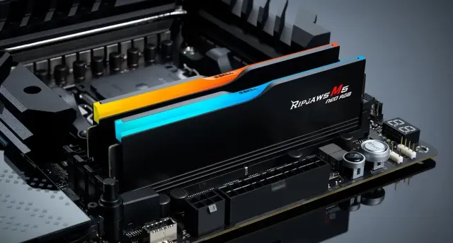 Оперативная память DDR5 64 Gb 6000 MHz G.Skill RIPJAWS M5 NEO RGB (F5-6000J3636F32GX2-RM5NRK) купить! 