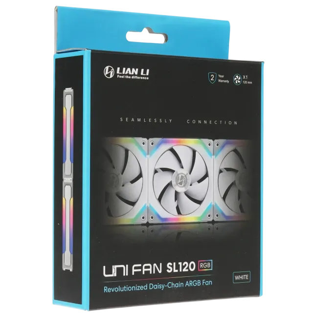 Вентилятор для корпуса Lian Li UNI FAN SL120 ARGB White (G99.12UF1W.R0) купить! 