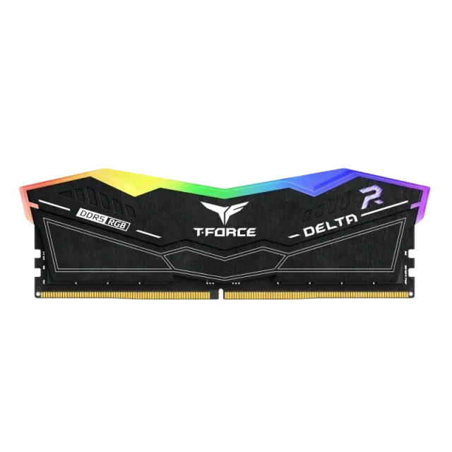 Оперативная память DDR5 32 ГБ 6000 МГц Team Group T-FORCE DELTA RGB Black (FF3D532G6000HC38ADC01) модулей 2 шт. купить! 