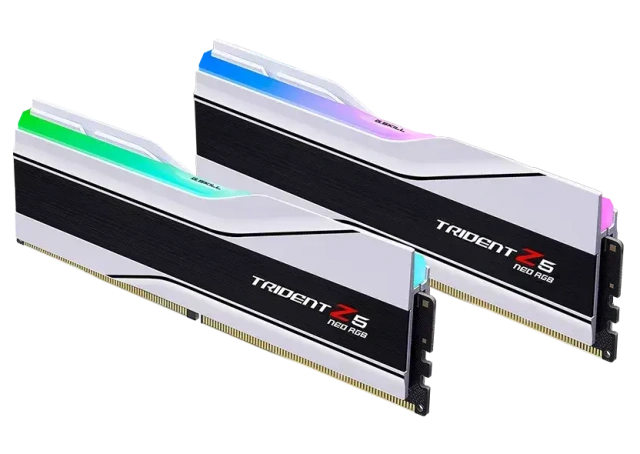 Оперативная память DDR5 64 Gb 6000 MHz G.Skill TRIDENT Z5 NEO RGB White (F5-6000J3636F32GX2-TZ5NRW) купить! 