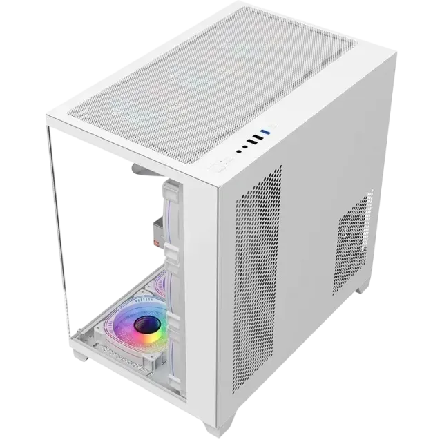 Компьютерный корпус 1STPLAYER MEGAVIEW MV8-TP White (MV8-TP-WH) купить! 