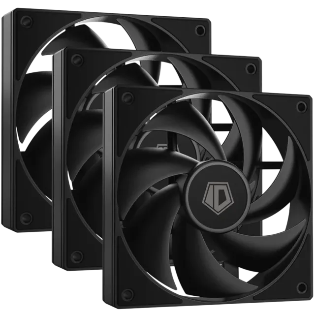 Комплект вентиляторов для корпуса ID-COOLING AF-125-K TRIO (3 in 1) Black купить! 