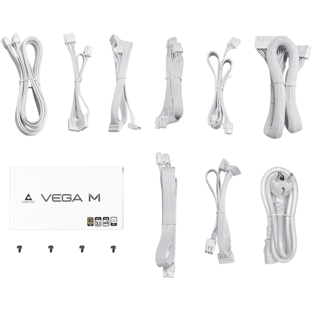 Блок питания Chieftec 750W Vega M White (PPG-750-CW) 16 Pin (PCIe 5.0 Connector Cable Details) купить! 