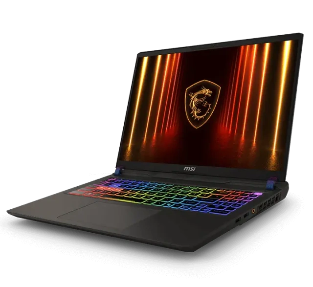 Ноутбук MSI Vector 16 HX AI A2XWIG-050US (Core Ultra 9-275HX/16" 2560x1600/32Gb/2Tb SSD/NVIDIA GeForce RTX5080 16Gb/Win 11 Pro) Gray - фото