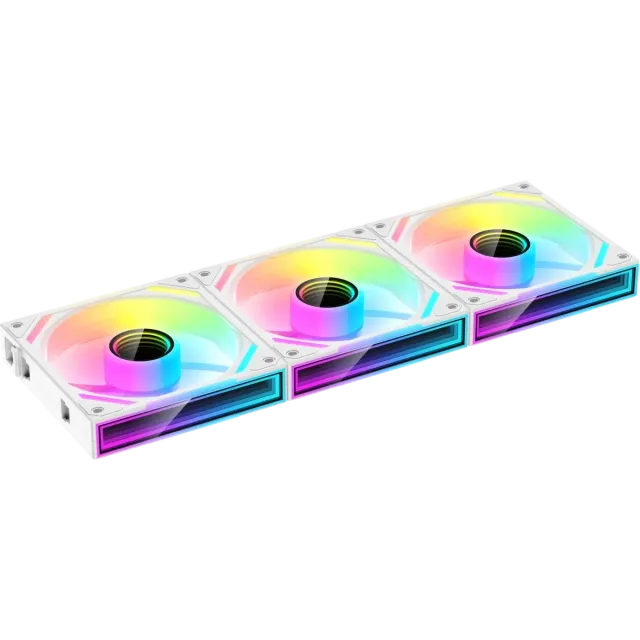 Комплект вентиляторов для корпуса XASTRA FS120W Reverse ARGB Infinity lighting effect White (FS120-3WA-SRX-GL) купить! 