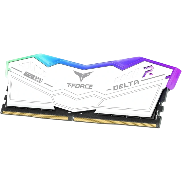 Оперативная память DDR5 32 Gb 7200 MHz Team Group T-FORCE DELTA RGB White (FF4D532G7200HC34ADC01) купить! 