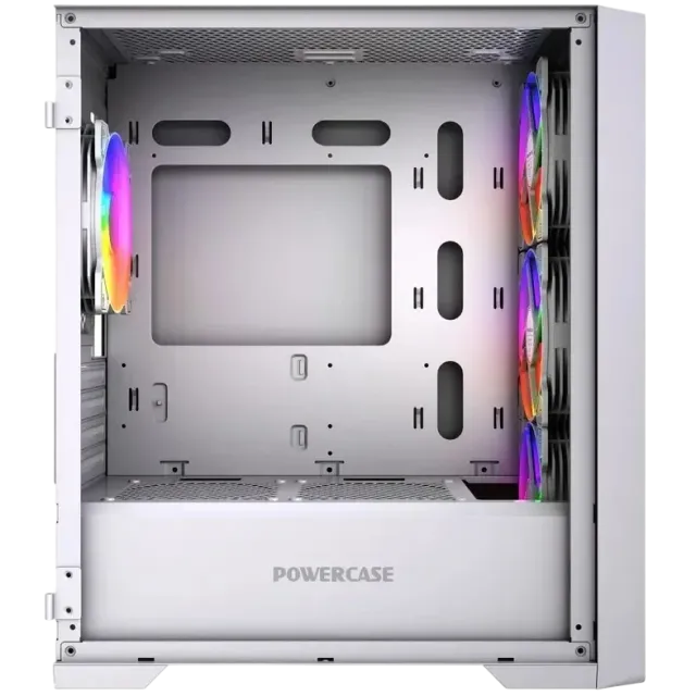 Компьютерный корпус Powercase ALISIO Micro X4W V2 LE ARGB White (CAMCXW-A4-LE) купить! 