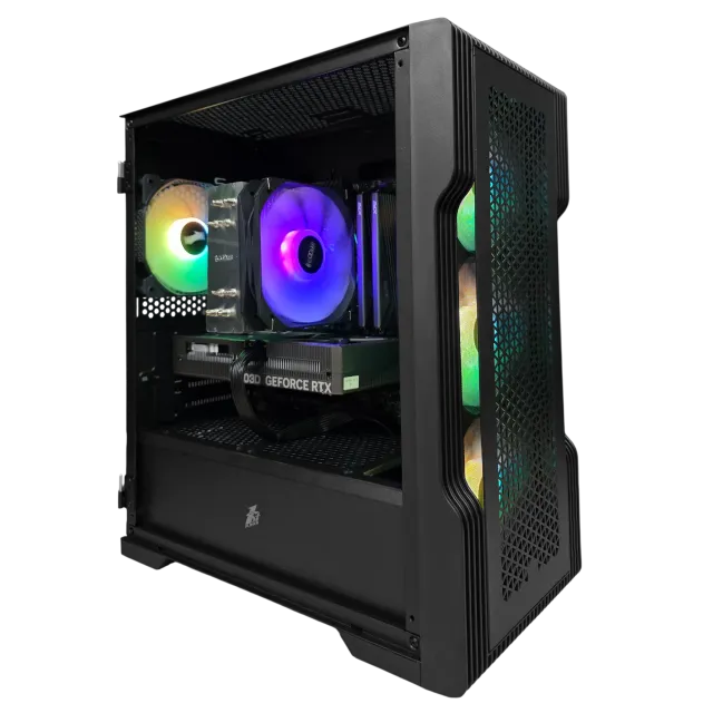 Компьютерный корпус 1STPLAYER TRILOBITE T3 ARGB Black (T3-BK-4F7) купить! 