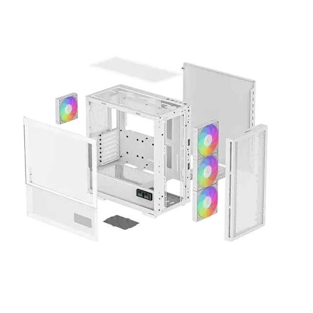 Компьютерный корпус Deepcool CH560 DIGITAL ARGB White (R-CH560-WHAPE4D-G-1) купить! 