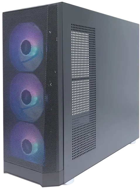 Компьютерный корпус 1STPLAYER FD5-M ARGB Black ARGB (FD5-M-BK-4F2(AP)) купить! 