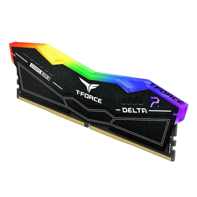 Оперативная память DDR5 32 Gb 6000 MHz Team Group T-FORCE DELTA RGB Black (FF3D532G6000HC28ADC01) купить! 