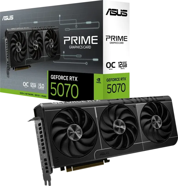 Видеокарта ASUS GeForce RTX 5070 PRIME OC 12Gb (PRIME-RTX5070-O12G), Retail купить! 