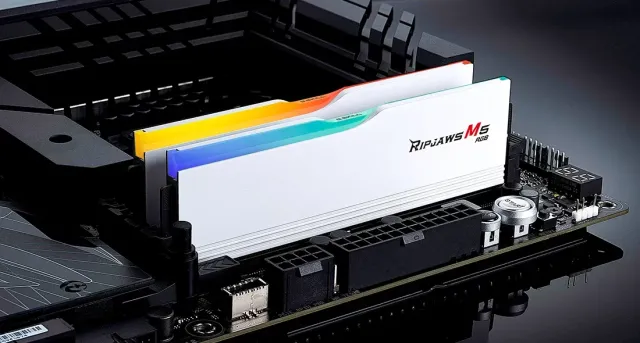 Оперативная память 64 Gb 6000 MHz G.Skill RIPJAWS M5 RGB White (F5-6000J3040G32GX2-RM5RW) купить! 