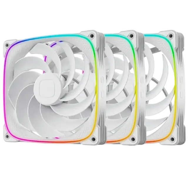 Комплект вентиляторов для корпуса Geometric Future Squama 2503RW-14 Reverse ARGB White (1F2503R314100) купить! 